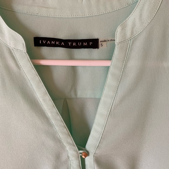 Long sleeve Tiffany’s green/teal blouse - Picture 2 of 5